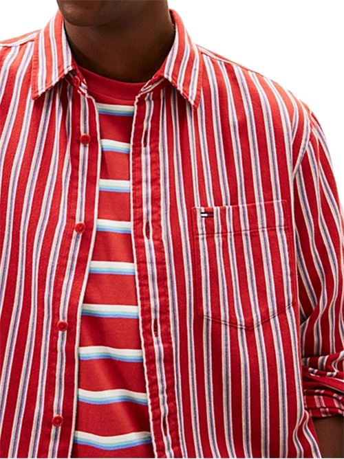 Camicia relaxed fit in twill Tommy Jeans | DM0DM22406XL0